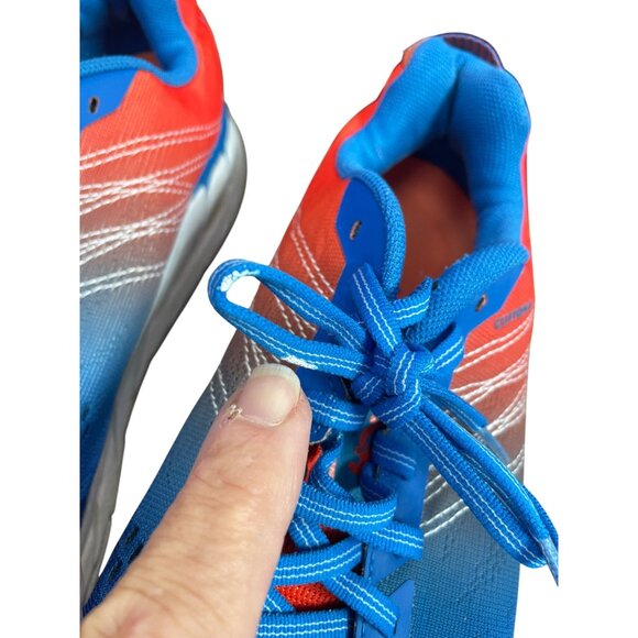 Hoka Clifton 6 Mens Blue Orange Mens Running Sneakers Size 9.5 SKU 9460 - Picture 15 of 16